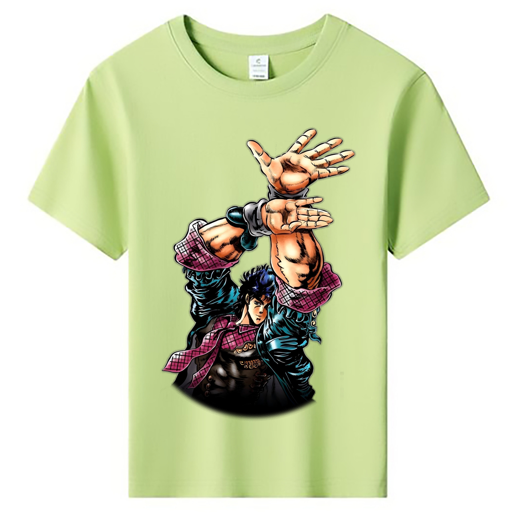 （画像用） ジョジョの奇妙な冒険 /ジョナサン?ジョースター JoJo's Bizarre Adventure Jonathan Joestar 綿100％キッズTシャツ（フロントプリント）